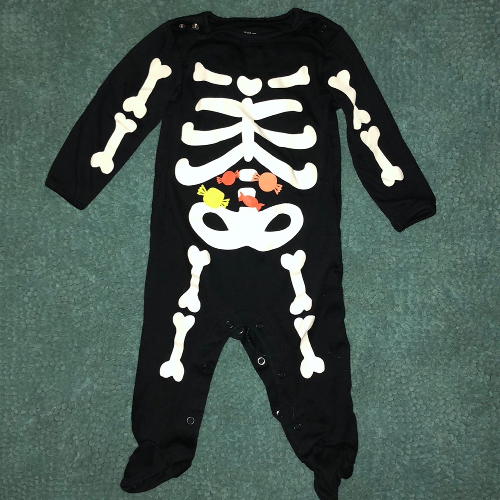 Halloween footed pajamas